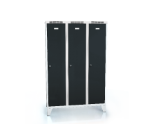 Cloakroom locker reduced height ALSIN with feet 1620 x 1050 x 500